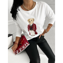 Biely oversize top s aplikáciou-313373-02