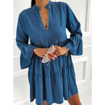 Modré oversize šaty-301056-01
