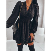 Čierne elegantné šaty-313902-03