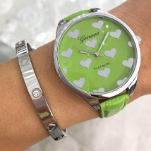 Dámske zelené hodinky-256743-05