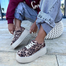 Hnedé tenisky s leopardím vzorom-315930-07