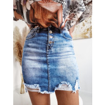 Modrá rifľová sukňa-260205-01