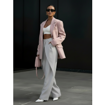 Svetlosivé široké nohavice-325856-01