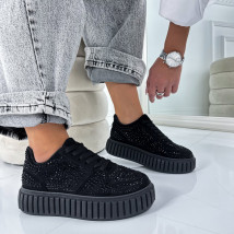 Čierne tenisky s kamienkami-324956-03