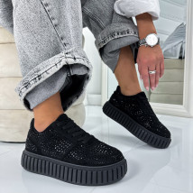 Čierne tenisky s kamienkami-324956-03