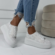 Biele čipkované tenisky-324963-02