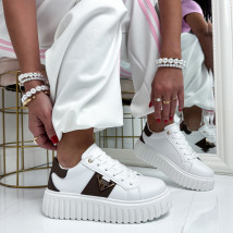 Bielo-hnedé tenisky-326511-015