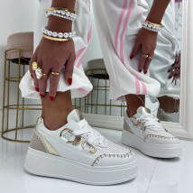 Bielo-zlaté tenisky-326525-023