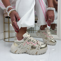 Béžovo-zlaté tenisky-324872-06