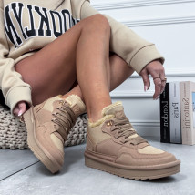 Hnedé zateplené tenisky-324573-015