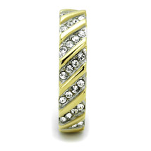 Dámsky oceľový prsteň pozlátený-315095-05