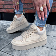 Béžové zateplené tenisky-323719-07