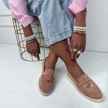 Ružové semišové mokasíny-326336-05