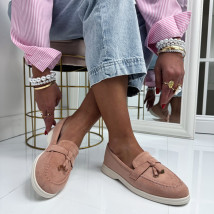 Ružové semišové mokasíny-326336-05