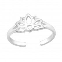 Strieborný prsteň lotus-231113-01