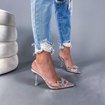 Transparentné sandále s mašľou-271999-02