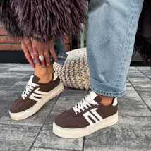 Tmavohnedé tenisky-324298-01