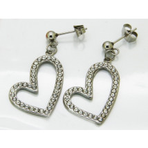 Dámske oceľové srdiečka