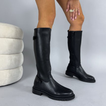 Čierne vysoké čižmy-323858-06