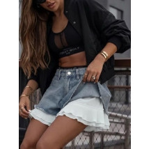 Rifľové kraťasy s volánom-326261-04