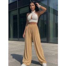 Tmavobéžové široké nohavice-317841-04
