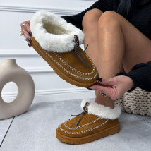 Hnedá nasúvacia obuv-323747-02