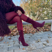 Bodrové semišové kotníkové čižmy-323433-05