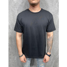 Čierne bavlnené tričko-247950-01