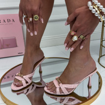 Ružové šľapky na opätku-327343-05