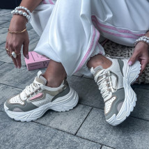 Béžovo-zelené tenisky-327510-04