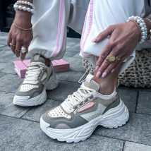 Béžovo-zelené tenisky-327510-04