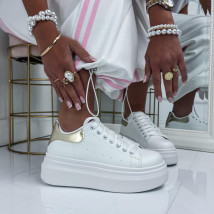 Bielo-zlaté tenisky-327496-02