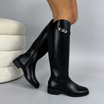 Čierne vysoké čižmy-323895-06