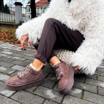 Hnedé zatepelené tenisky-323572-03