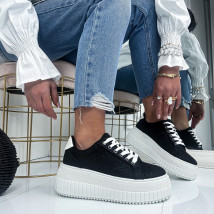 Čierne trblietavé tenisky-326058-02