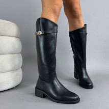 Čierne vysoké čižmy-323472-04