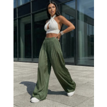 Zelené široké nohavice-327365-01
