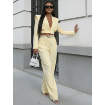 Žltý nohavicový komplet-325762-04