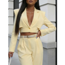 Žltý nohavicový komplet-325762-04