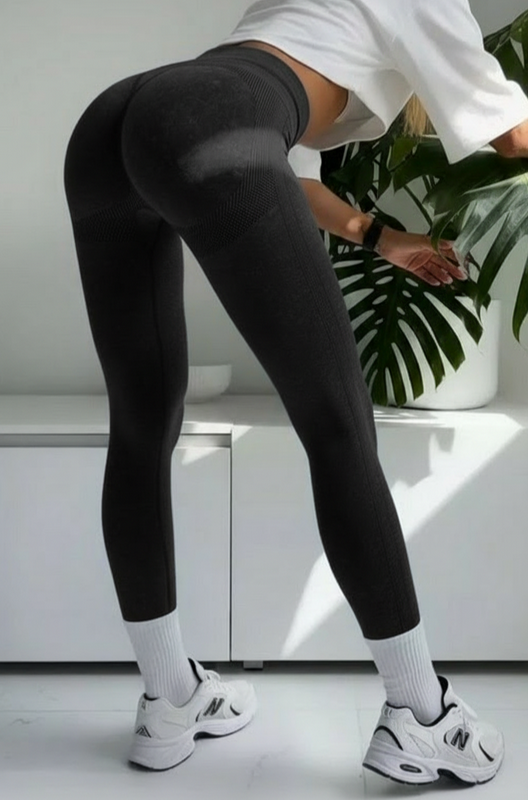 Čierne push-up legíny iMODA
