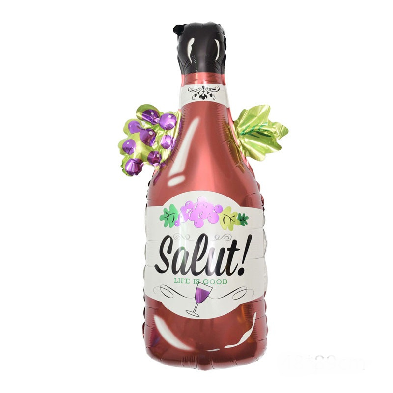 Balón v tvare šampanského