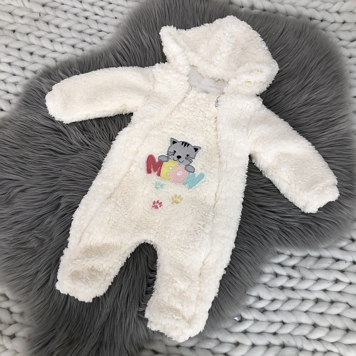 Detský krémovy overal