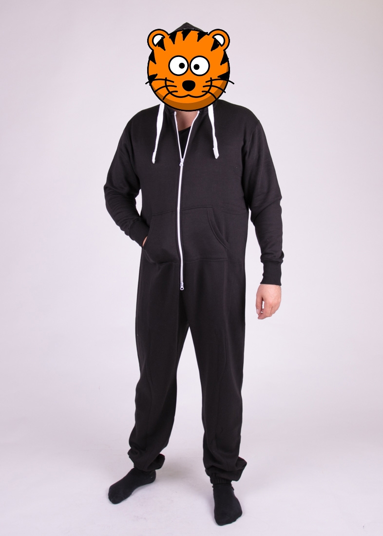 Čierny pánsky overal