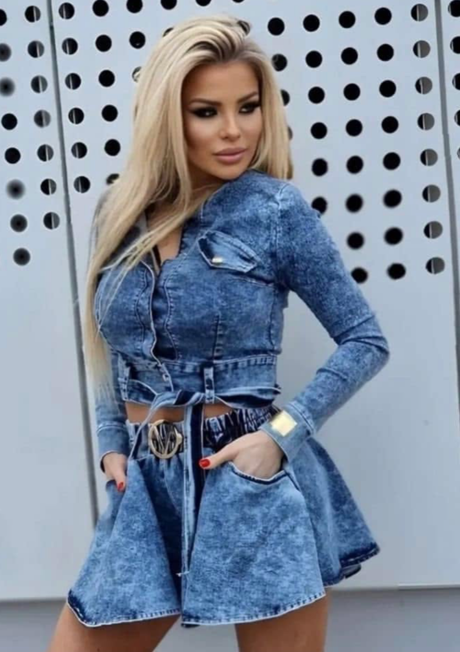 Rifľové  kraťasy Fashion