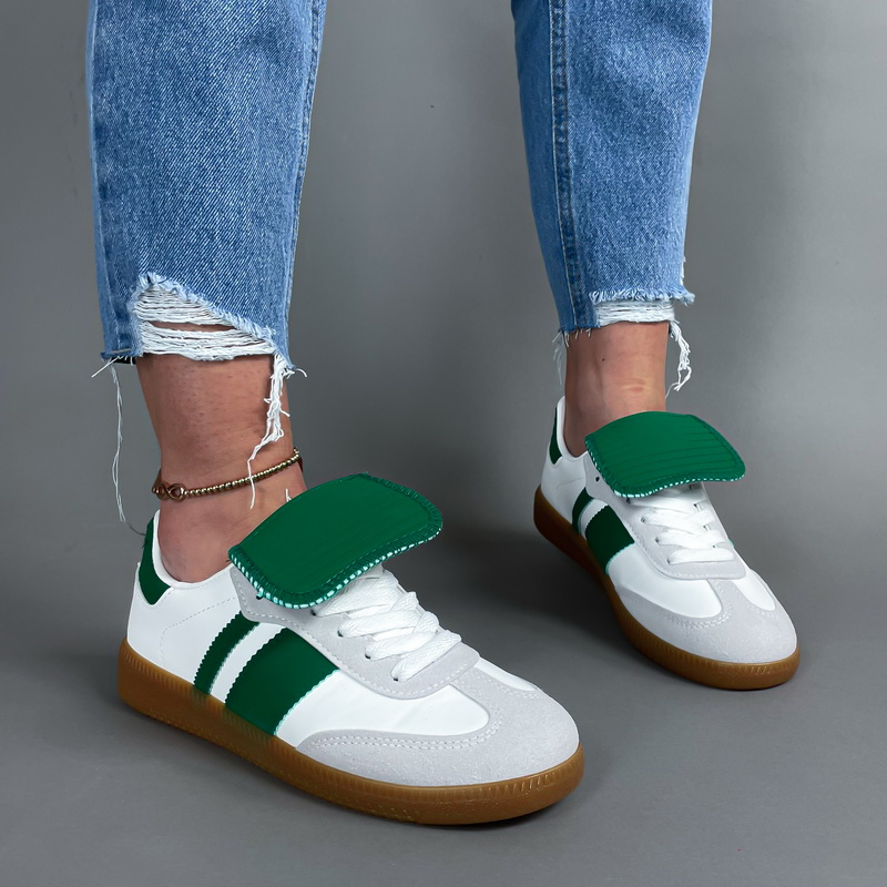 Bielo-zelené tenisky