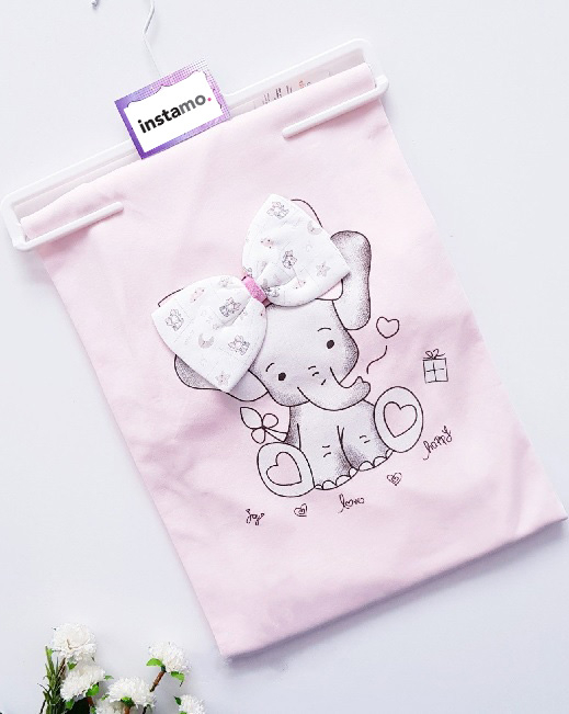 Ružová bavlnená deka