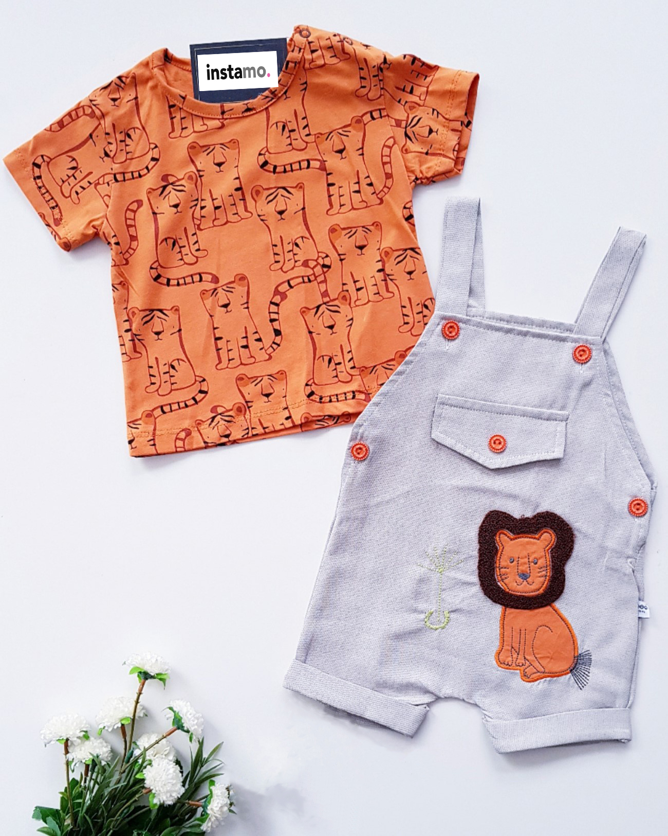 Bavlnená letná súprava Lev