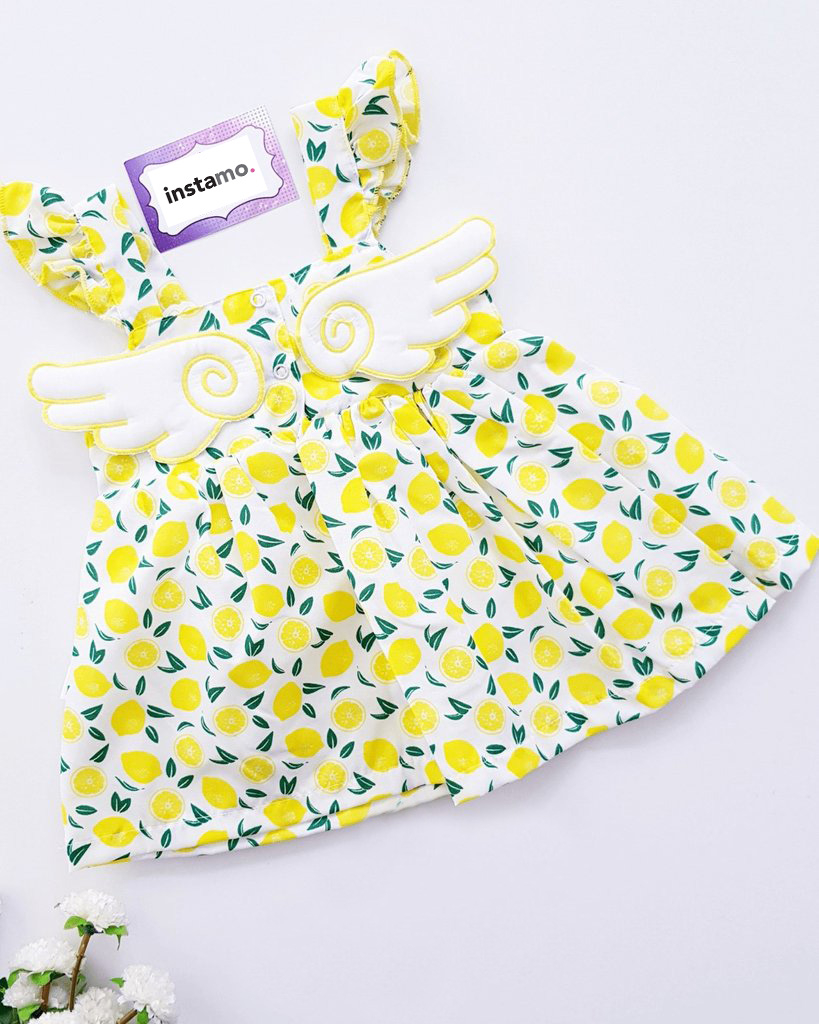 Žlté  šatky s čelenkou