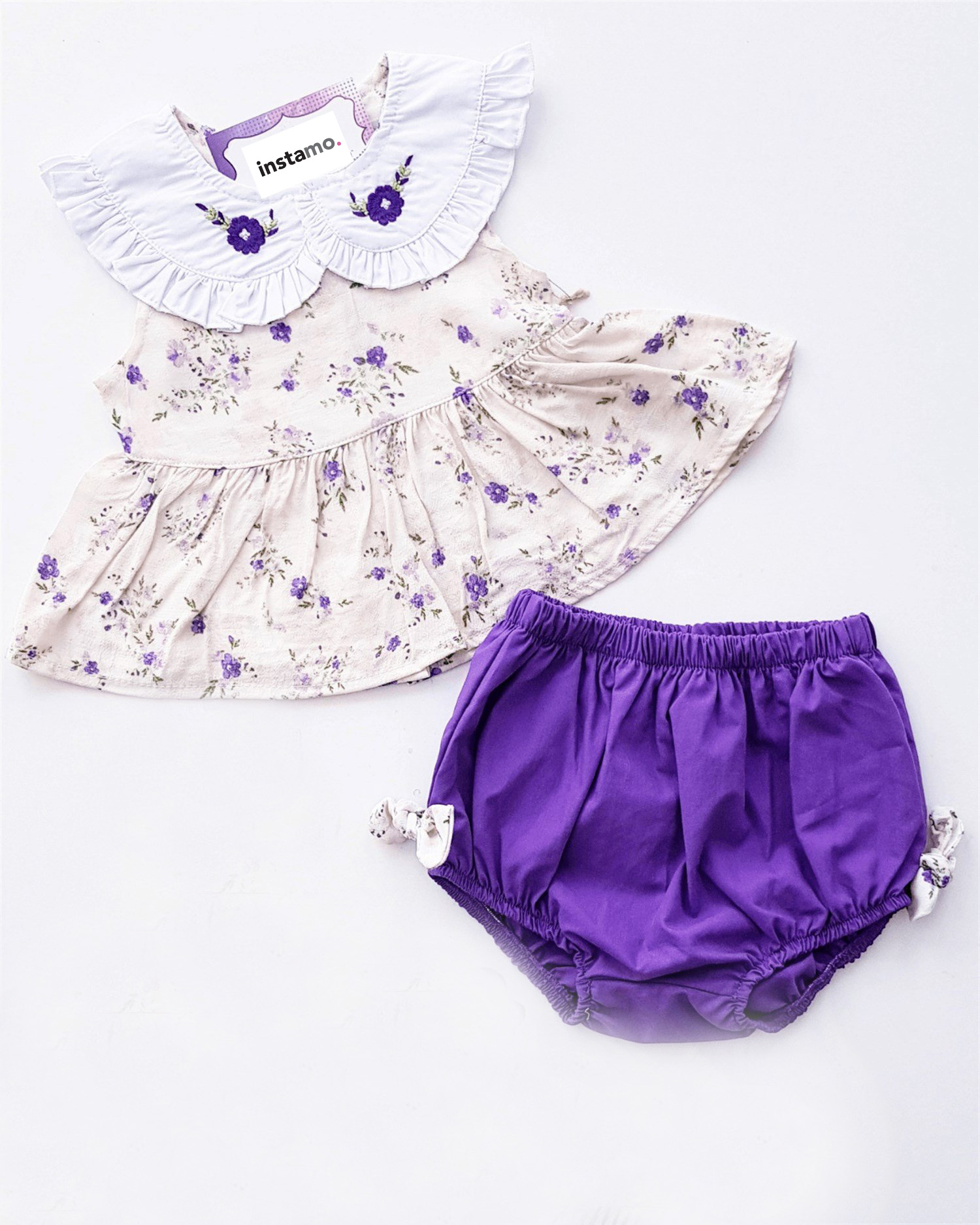 Fialová dvojdielna súprava