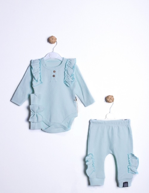 Trojdielna bavlnená súprava